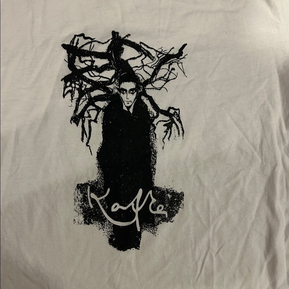 White & Black Kafka T-Shirt - Picture 3 of 6